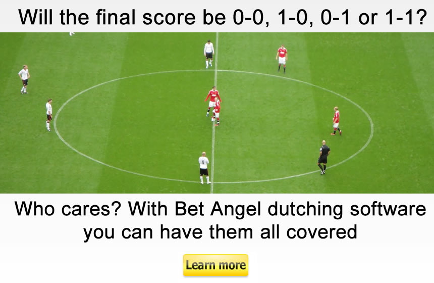 dutching software for football and soccer